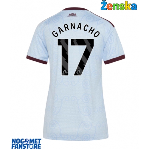 Aston Villa Alejandro Garnacho #17 Rezervni Dres za Ženska 2026-27 Kratak Rukav